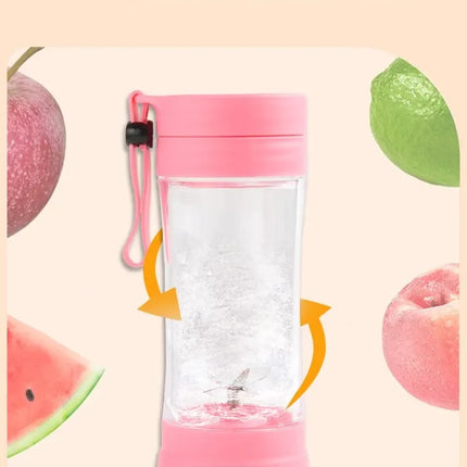 Portable Fruit Juice Blenders Summer Personal Electric Mini Bottle Home USB 6 Blades Juicer Cup Machine For Kitchen