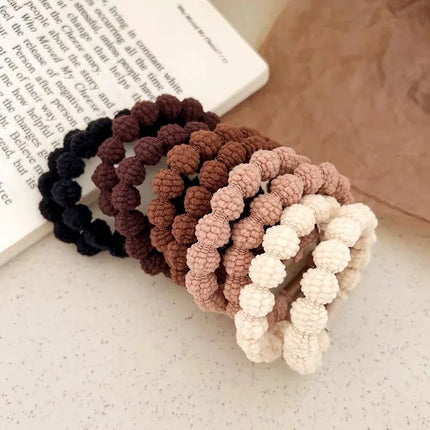 5 PCS/Set Hair Bands for Women Girls Basic Hair Ties Ropes Simple Solid Elastic Headband Hair Accessories Ponytail Holder