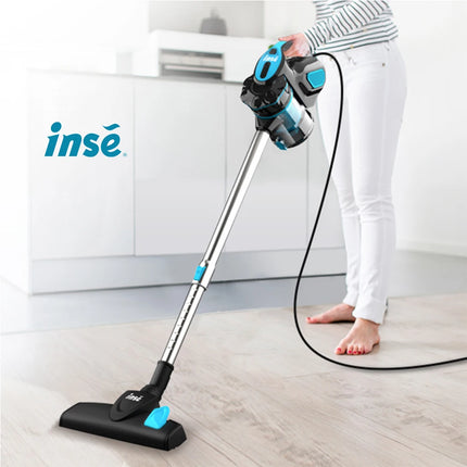 Vacuum Cleaner Corded INSE I5 18Kpa Powerful Suction 600W Motor Stick Handheld Vaccum Cleaner for Home Pet Hair Hard Floor