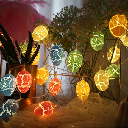 Dinosaur Eggs Fairy String Light Garden Bedroom 1.5m 10LED Hanging Lights for Dinosaur Theme Birthday Baby Shower Party Decor