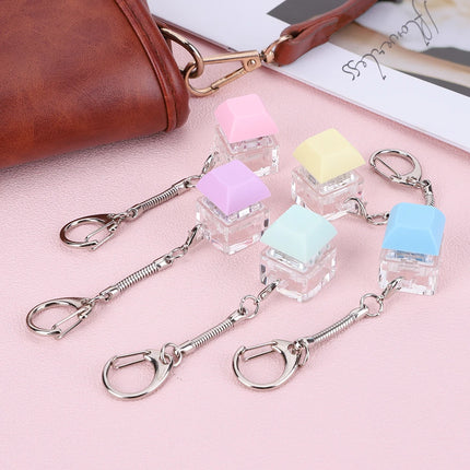 Key Switch Keychain Shaft Tester Mechanical Keyboard Fidget Button Fidget Button Finger Toys Relief Stress Gifts For Adults