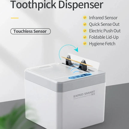 Electric Toothpick Holder Smart Automatic Sensor Toothpicks Dispenser Tooth Pick Container Organizador Kitchen Accessories