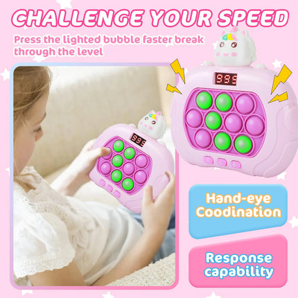 999 Level Electronic Pop-Push Quick Push Game Console Suitable for Adults and Childrens Toys Christmas Gifts Stress Relief Toys