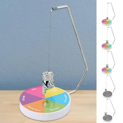 Novelty Magnetic Decision Maker Swinging Pendulum Swing Ball Desk Game For Kids Adults Home Office Desktop Decorative Gifts