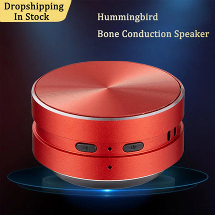 2024 Hot Bone Conduction Speaker Bluetooth-Compatible TWS Wireless Stereo Sound Hummingbird Speaker With FM Radio Dropshipping