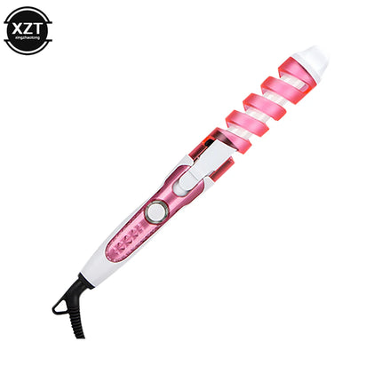 NEW Magic Pro Hair Curlers Electric Curl Ceramic Spiral Hair Curling Iron Wand Salon Hair Styling Tools Hair Wand Curler Iron