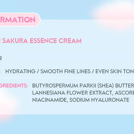 2pcs LAIKOU Japan Sakura Essence Face Cream Cherry Blossom Smoothing Facial Cream Moisturizing Hydration Korean Skin Care