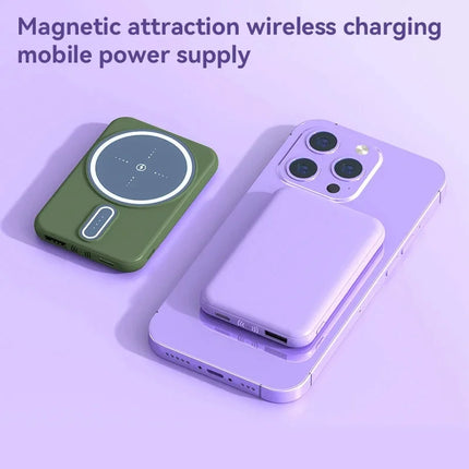 Lenovo New Wireless Power Bank Ultra-Thin 50000mAh High Capacity  Portable 22.5W Super Fast Charging For iPhone Samsung Huawei