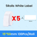 5Rolls 15x50mm