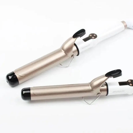 Temperature Setting Electric Hair Curler Long Curling Tong Wand 9-38mm Professional Hair Curling Iron LCD Screen