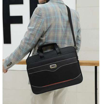 Simple Tote Men Business Briefcase Handbag For 15.6 inch Laptop Bags Large Capacity Shoulder Bags Travel Notebook Messenger Bag