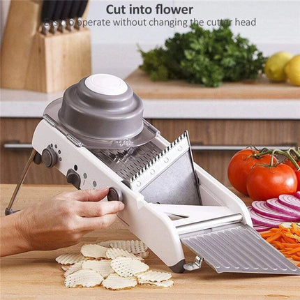 Slicer 5 in 1 Multifunctional Vegetable Cutter Slicer Grater Multi-functional Vegetable Adjustable Safe Blades Grater