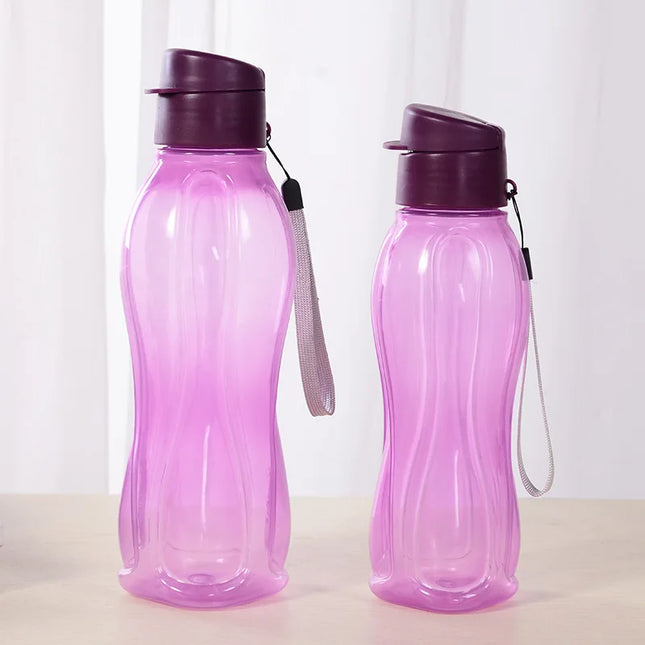 800ML Bottle Plastic Water Bottle Portable Outdoor Sports Water Cup Large Capacity Solid Color Space Cup Plastic Drinkware