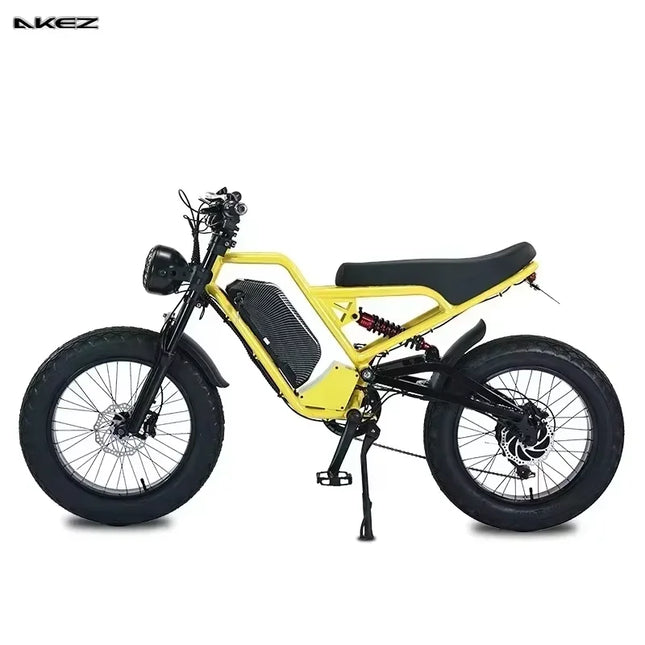 Ebike AKEZ 1500W 48V 18AH Electric Bicycle Full Suspension