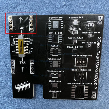 17-in-1 SMD Adapter Support SOP8 SOP16 WSON8 TSSOP8 XSON8 DFN8 USON8 WLCSP TDFN8 BGA12 BGA8 BGA24 - DIP8  NOR SPI FLASH NAND