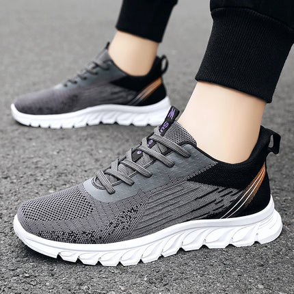 Summer New Fashion Casual Man Shoe Mesh Sneakers Thick Soled Breathable Non-slip Running Shoes Men's Shoes Free Shipping