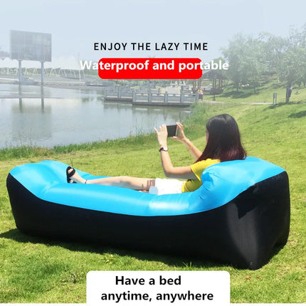 Inflatable Sofa Lazy Sofa Outdoor Portable Storage Picnic Camping Beach Music Festival Inflatable Lazy Mattress Inflatable Sofa