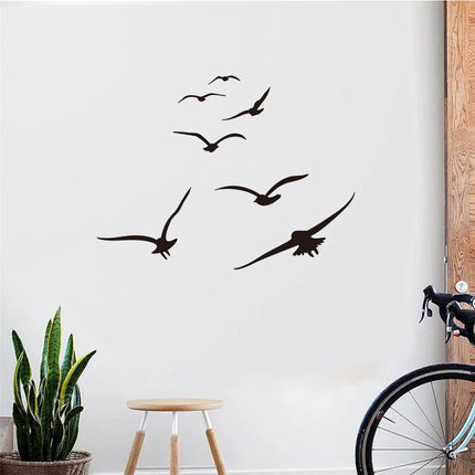 Diy Background Wall Sticker Flying Birdie Removable Wall Sticker For Living Room Bedroom Windows Wall Sticker Home Decoration