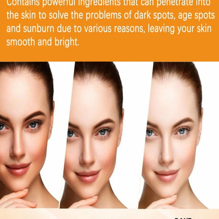 Vitamin C Hyaluronic Acid Facial Brightening and Whitening essence Liquid can reduce black spots and acne marks, and make skin t