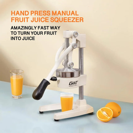 Commercial Heavy Duty Cast Iron Hand Press Manual Orange Citrus Lemon Lime Grapefruit Pomegranate Fruit Juice Squeezer Machine