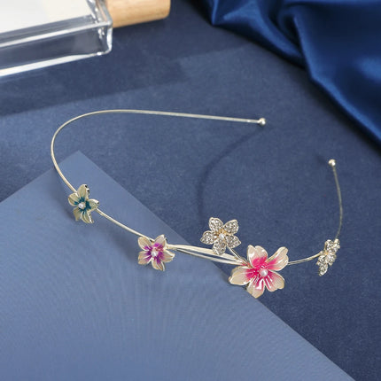 Haimeikang New Hair Bands For Women Wedding Headgear Accessories Hair Hoops Flower Butterfly Bezel Headabnds Fashion Headdress