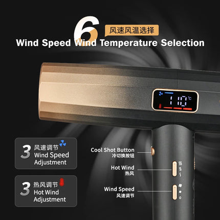 2024 WMARK Brushless motor hot/cold air hair dryer NG-9106 hair dryer quick-drying intelligent thermostatic hair dryer