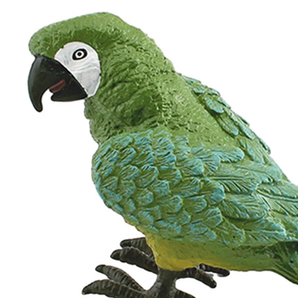 Artificial Parrot Model Bird Ornaments Cute Crafts Fake Parrot Decor Model for Garden Home Backyard Porch Indoor Outdoor