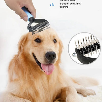 Dog Cat Hair Removal Comb Pet Long Hair Short Hair Pet Grooming Care Brush Trimming Dematting Brush Dog Pet Grooming Equipment