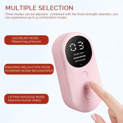 Electric Leg Massager Wireless Calf Massager Legs Relaxation Air Pressure Kneading Massage Device Airbag Vibration Leg Massager