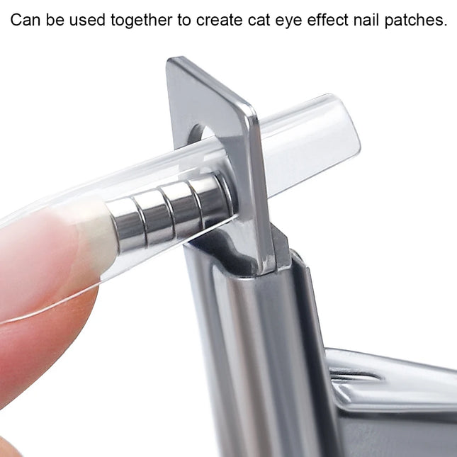 Professional Nail Art Clipper U-cut Stainless Steel Nail Cutter Scissors French False Trimmers Cutters Nail Art Tools With Magne