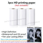 3pcs HD White Papers / CHINA