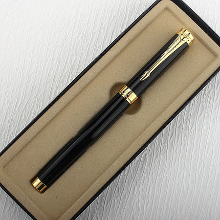 High Quality Men Luxury Metal Fountain Pen Arrow Feather Design Custom Calligraphy Pen Stationery Noble School Supplies