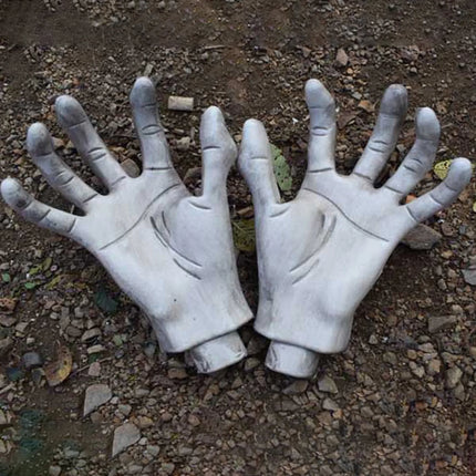 Halloween Plastic Fake Human Hands Party Horror Props Halloween Decorations Two Piece Set Of Halloween Witch Hands