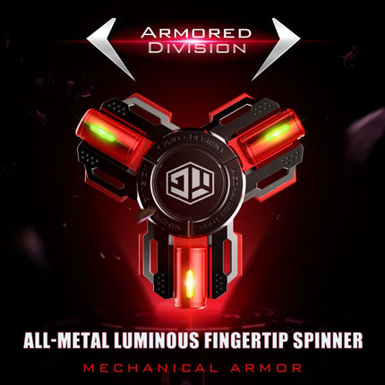 Permanent Glow Fidget Spinner Hand Spinner Alloy Material Long Rotation High Speed EDC Child Adult ADHD Stress Relief Toy Gifts