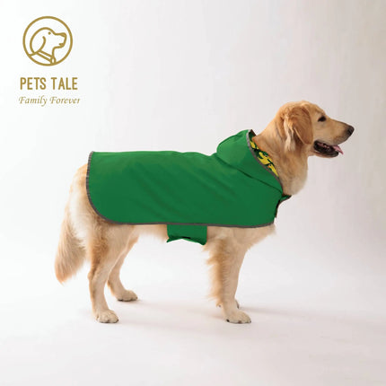 Keep Your Pup Dry & Stylish: Double-Layer Yellow Raincoat With Two-Way Wear!