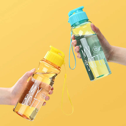 1Pc Creative Water Bottle Sports Drinking Bottles Men Women Water Bottle Large Capacity Outdoor Cup Fitness Drinkware