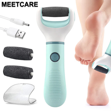 Wireless Foot Grinder USB Recharge Waterproof Anti Callus Dead Skin Cracks Pedicure Shaver Remove Dry Dead Cracked Safe Painless