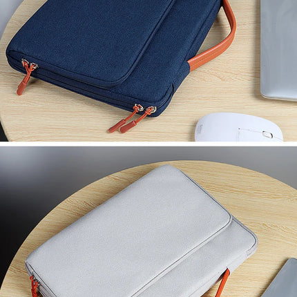 Laptop Bag for MacBook 2023 Air 15 A2941 Case M2 Pro 13 14 15.4 Shockproof and Waterproof Fabric Handbag for MacBook 13.3 Inch