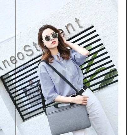 Laptop Bag Sleeve Case Shoulder HandBag Notebook Pouch Briefcases 13.3 14 15.6 Inch for Lenovo HP Huawei Asus Dell Samsung