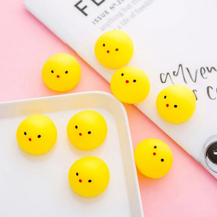 1Pc Anti  Stress Chick Mochi Relief Toys For Adult Kids Anti Stress Antiestress Ball Funny Birthday Party Gift Fidget Toys