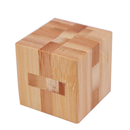 Wooden Puzzle Games Brain Teasers Toy 3D Puzzles for Teens and Adults Logic Puzzle Wood Magic Cube Brain Teaser Assembling Toys