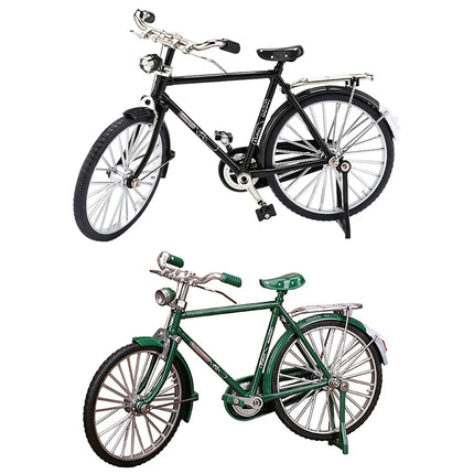 Mini Retro Bicycle Model Alloy Metal bike Racing Toy Children Boys Gifts Collections Bookshelf Home Office Desktop Decor