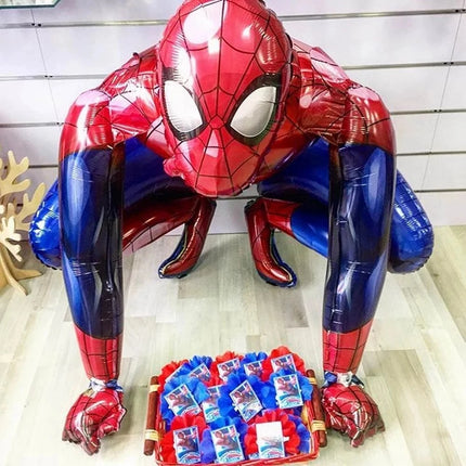 3D Spiderman Decorations Kids Balloon The Avengers Aluminum Foil Balloons Birthday Party Decor Air Globos Baby Shower Toy Gift