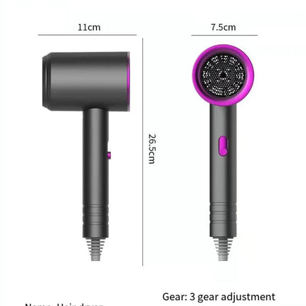 New High-Speed Hair Dryer High-Power Negative Ion Cold And Hot Ultra Silent  Professional Hair Dryer For Home Hair Salons