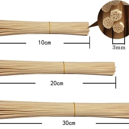 5-100pcs 2-3.5mm Reed Diffuser Replacement Stick DIY Handmade Home Decor Extra Thick Rattan Aromatherapy Diffuser Refill Sticks