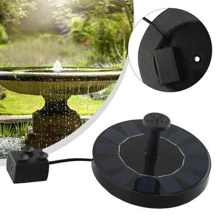 Solar Fountain Floating Pump Water Feature Garden Pool Bird Bath Pond Outdoor For Garden Yard Pool Decor 1 Pcs