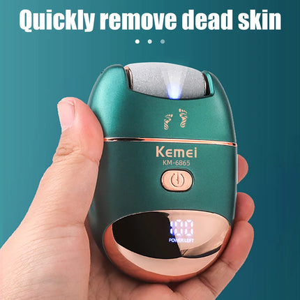 Kemei Professional Foot Grinder Electric Foot File Care Tools Callus Remover Machine Pedicure Device Foot Feet For Cracked