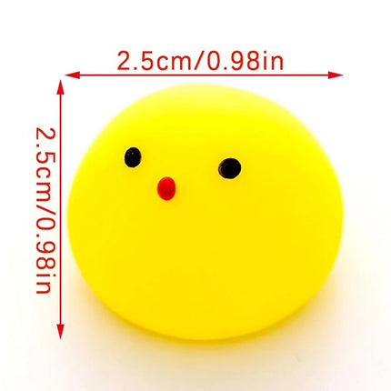 1Pc Anti  Stress Chick Mochi Relief Toys For Adult Kids Anti Stress Antiestress Ball Funny Birthday Party Gift Fidget Toys