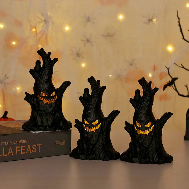 Halloween Flameless Candles, LED Candles for Halloween Party Decorations Table Home Room Decor, Oddities and Curiosities Gifts