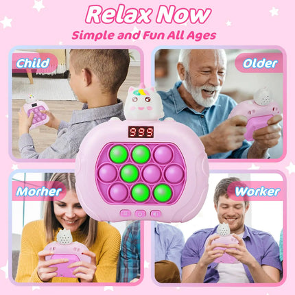 999 Level Electronic Pop-Push Quick Push Game Console Suitable for Adults and Childrens Toys Christmas Gifts Stress Relief Toys